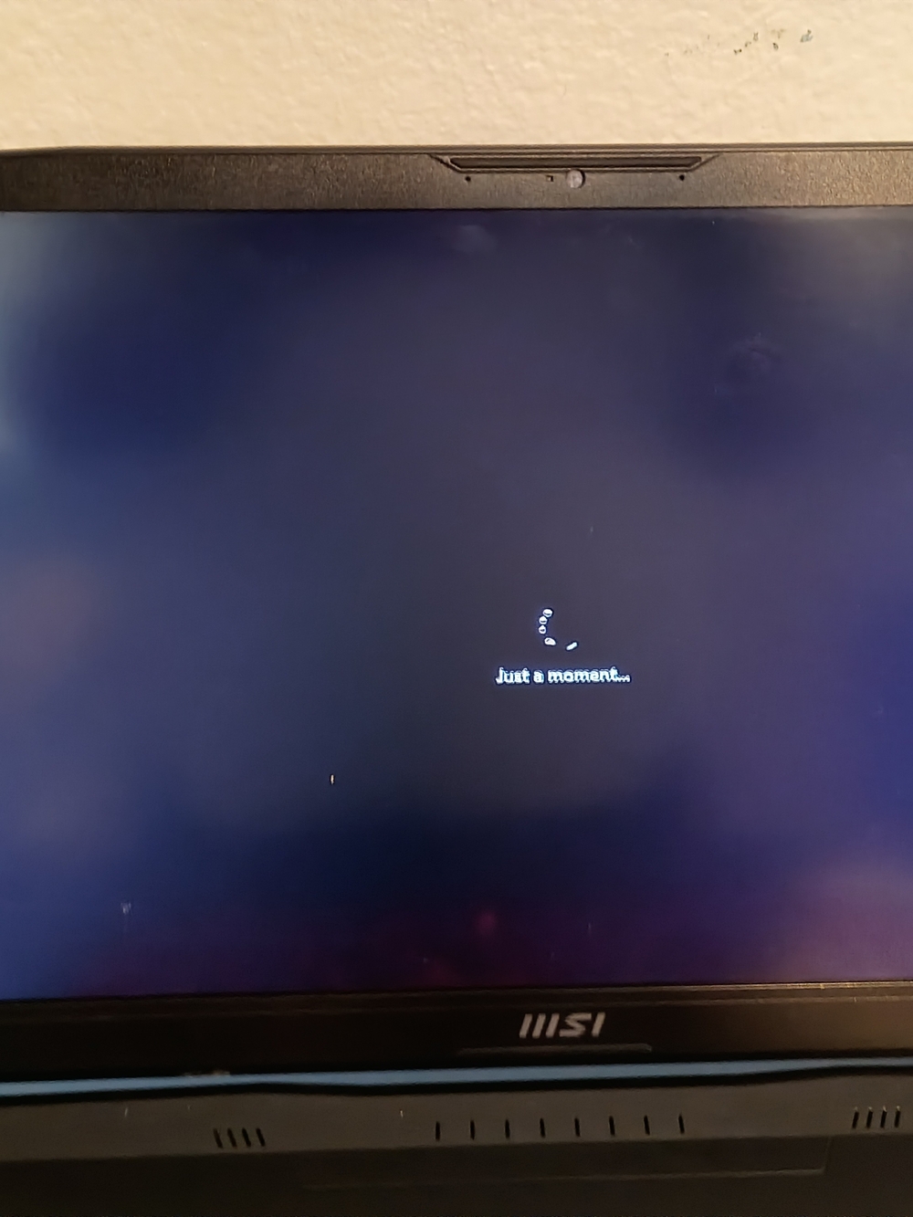 MSI Laptop Display Panel with Black Bezel